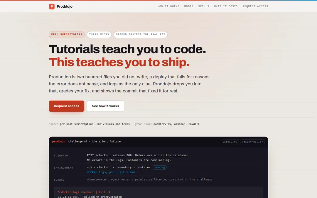 The proddojo concept page